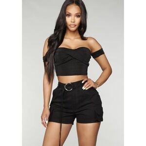 Nwt Fashion Nova Lovely Memories Off Shoulder Top